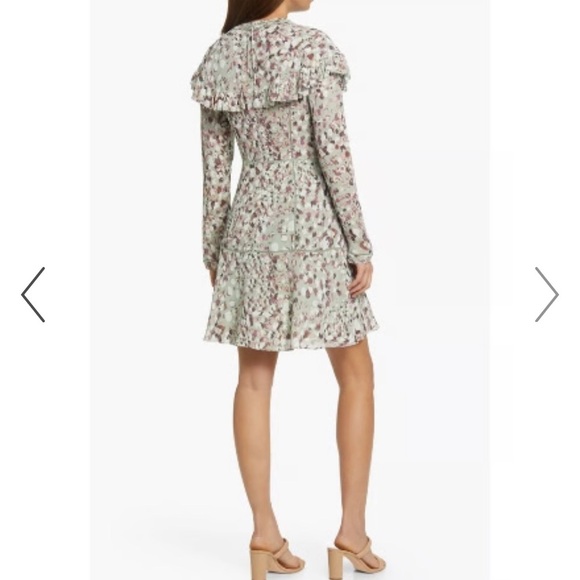 NWOT Ted Baker Floral Long Sleeve Dress - Picture 4 of 15